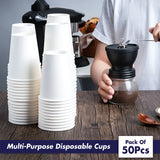 Biodegradable Sugarcane Baggase Paper Cups for Hot and Cold Drinks | 10oz | 1000 Pcs | Environmental Friendly