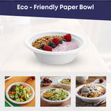 Biodegradable Sugarcane Baggase Bowl for Hot and Cold Food | 6" 12oz | 1000 Pcs | Environmental Friendly