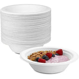 Biodegradable Sugarcane Baggase Bowl for Hot and Cold Food | 6" 12oz | 1000 Pcs | Environmental Friendly