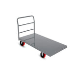 BOONE Heavy Duty Industrial Platform Cart 60"X 30” with 2000 lbs Capacity, and 8' red swivel wheels