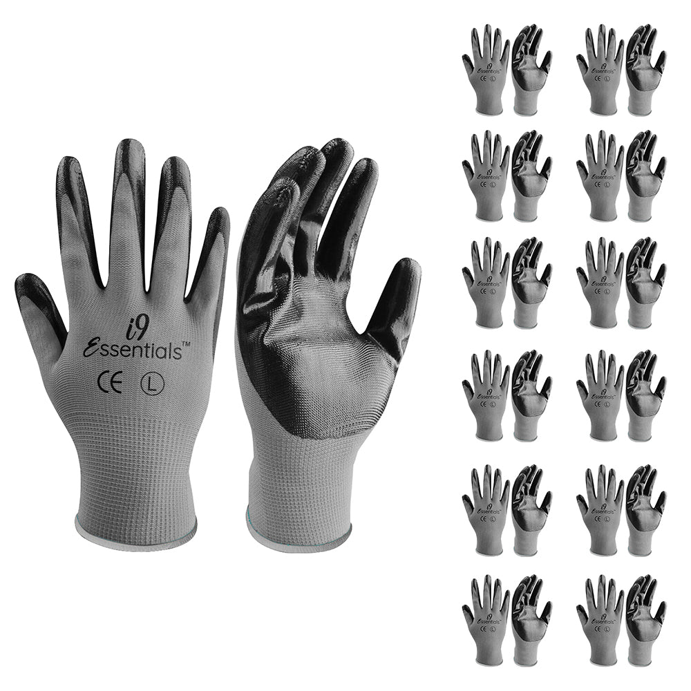 Nitrile-Coated Safety Gloves for Men